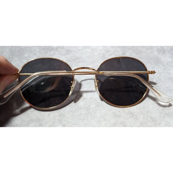 Wearme Pro Black And Gold Round Sunglasses - Picture 9 of 9